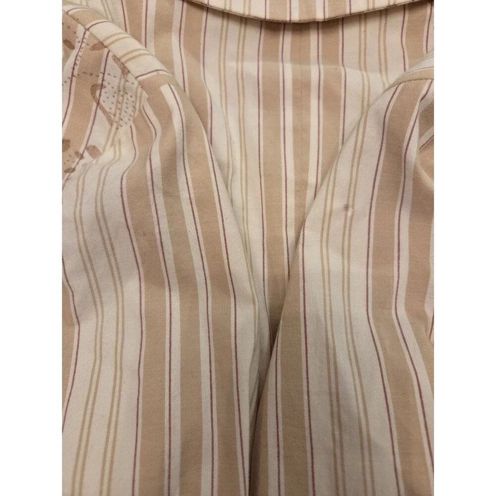 Escada Sport Blazer Cotton Pockets Striped Floral Women's 34 / XS Spring Career - Picture 10 of 10